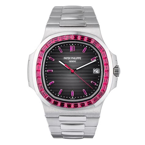 patek philippe nautilus 5711 platin ruby|Patek Philippe Nautilus reference 5711.